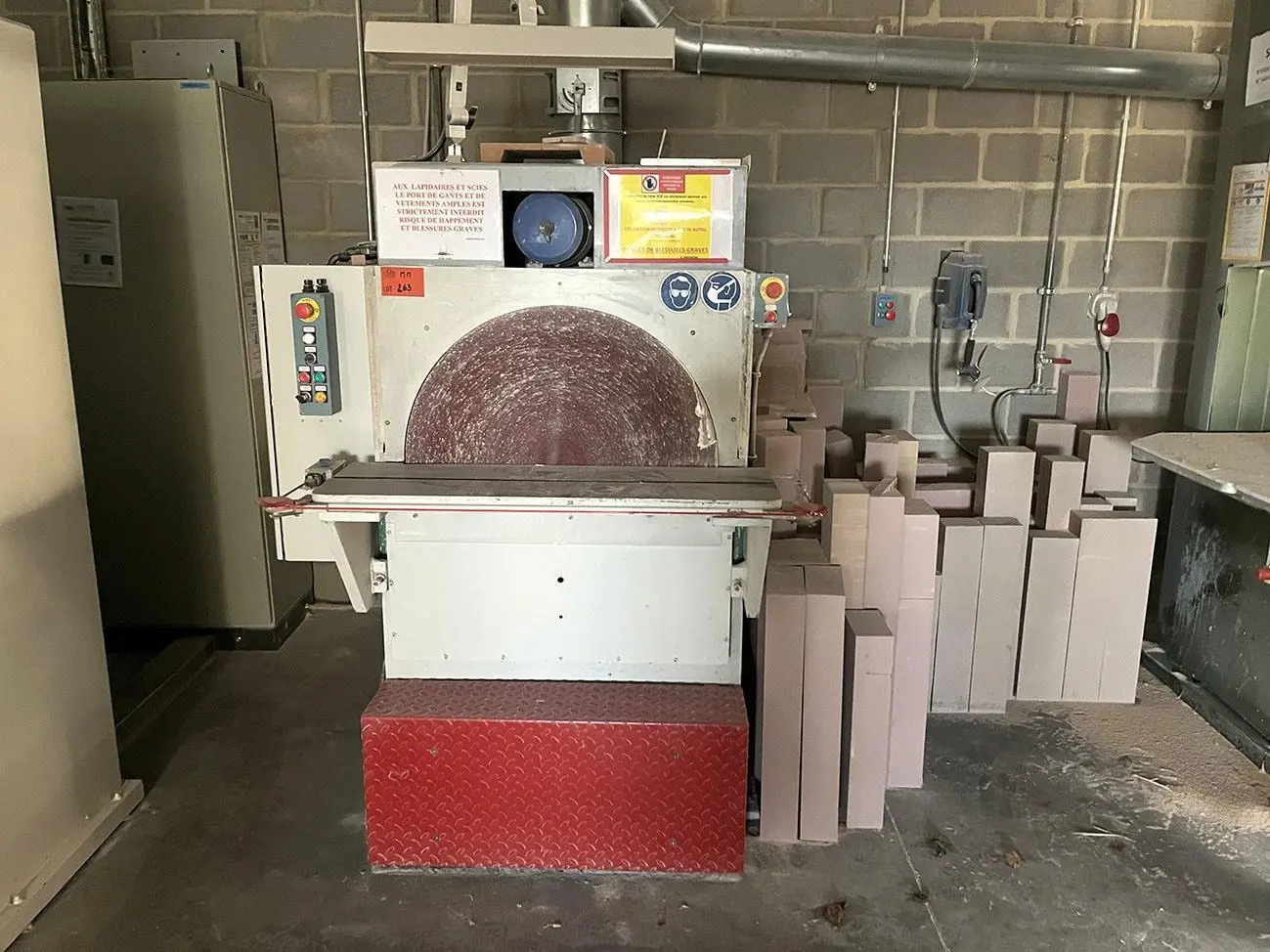 USED DANOFLEX Ø 800 MM CYLINDRICAL ABRASIVE GRINDING