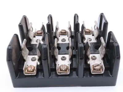 Bussmann J60030 11218 Fuse Block Panel Mount Class J 3 Pole 30A 600V Lot of 9