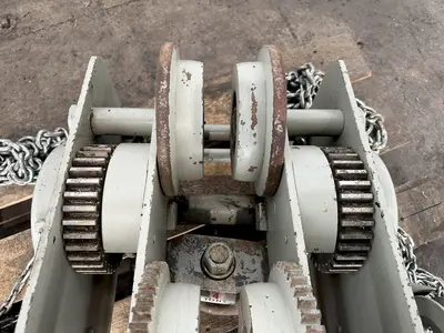 4 TON BUDGIT UNDER HUNG CHAIN HOIST. STOCK #0310922
