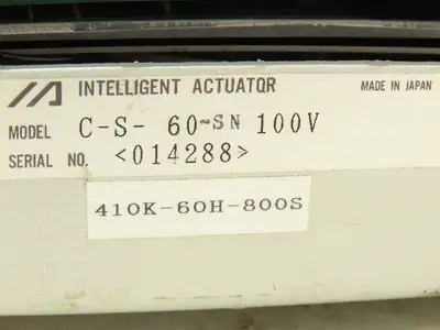 THK C-S-60-SN IA-S Electric Intelligent Actuator Controller 100V 410K-60H-800S
