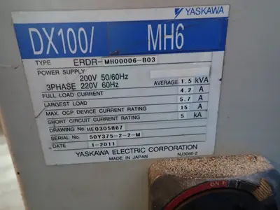 USED 2011 YASKAWA ELECTRIC MH6