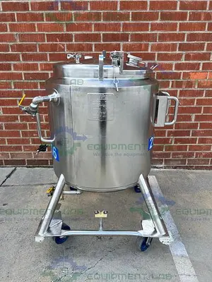 USED DCI 200 LITER STAINLESS STEEL JACKETED  REACTOR MIXING TANK