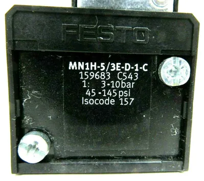NEW FESTO 159683 SOLENOID VALVE MN1H-5/3E-D-1-C