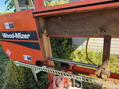 USED WOOD MIZER LT 15 ELECTRIC SAWMILL WITH 38 HOURS