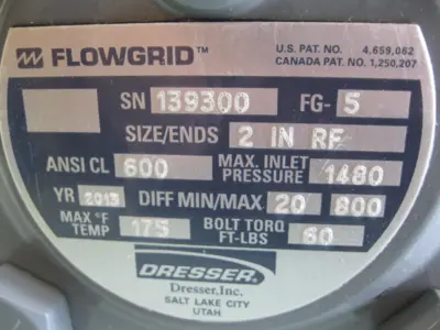 NEW Dresser FG-5