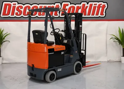 Used 2022 TOYOTA 8FBC18U 4-Wheel Sit down Electric Counterbalance Forklifts Colorado US | Discount Forklift #1377550