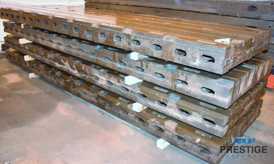 Floor Plate, T-Slotted 60" x 218.75" x 10" Cast Iron