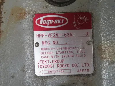 Used TOYOOKI HPP-VF2V-F63A-A Hydraulic Pumps Texas US | Aucto #1308424