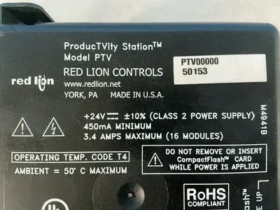 Used RED LION PTV00000 Automation Control (HMI) Ohio US | HGR 24 #1455488
