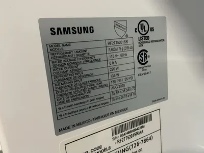 Used SAMSUNG RF27T5201SR Refrigerators Michigan US | Miedema Asset Management Group #1342048