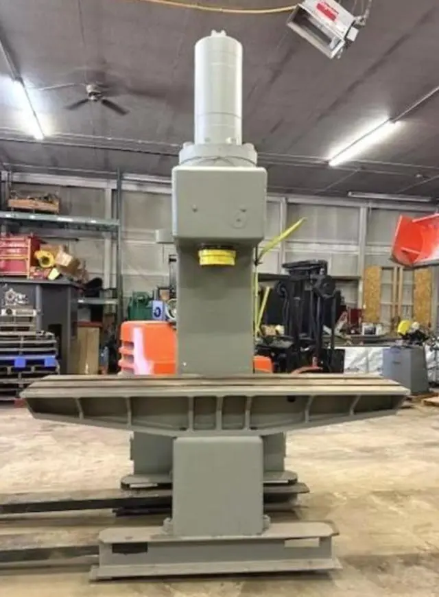 100 TON EITEL C-FRAME HYDRAULIC STRAIGHTENING PRESS. STOCK # 0436326