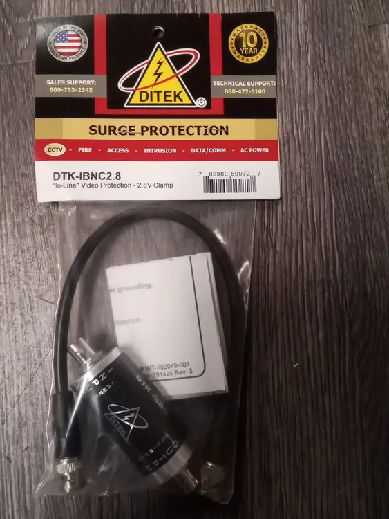 Used Ditek Ditek DTK-IBNC28 video surge suppressor - Surge Protectors US | Infinity wholesale & Supply LLC #1305612
