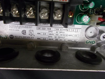 USED Allen-Bradley CAT: 1333-YAN