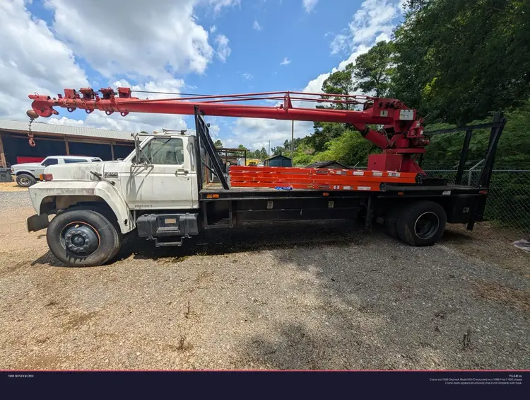 Used 1988 SKYHOOK F800 Bucket (boom) trucks Alabama US | Proxy Equipment #1378385