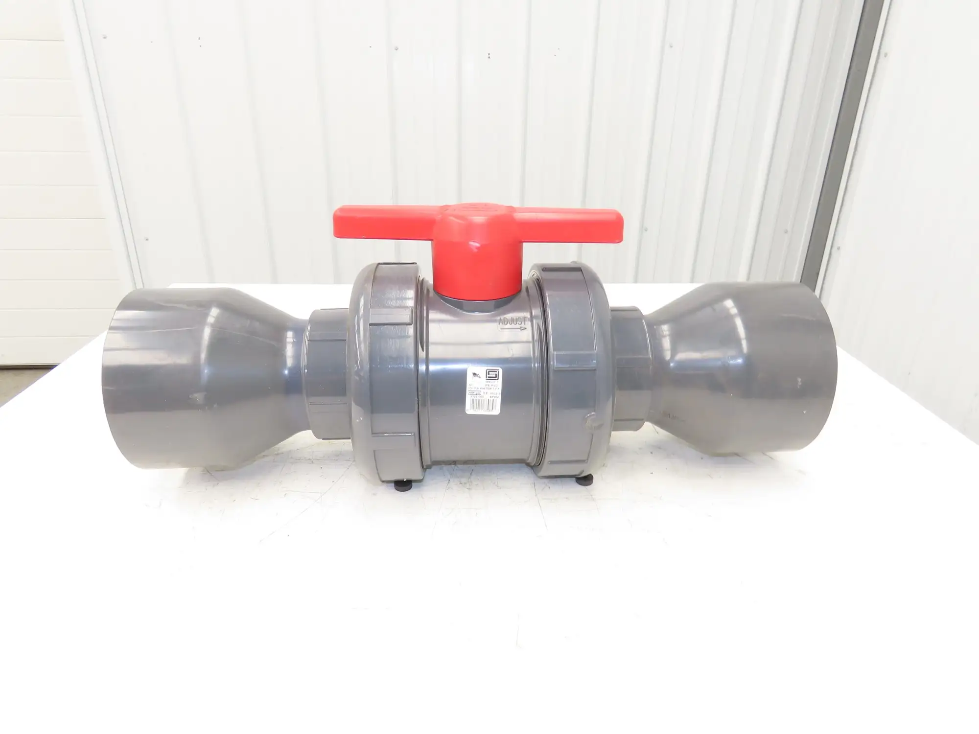 Spears 2322-060  6" Union Ball Valve PVC EPDM Venturi Socket Ends 150psi