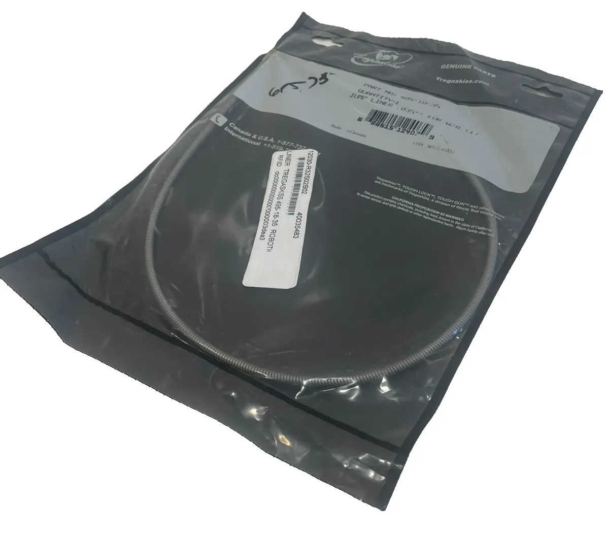 NEW TREGASKISS 495-18-35 JUMP LINER .035" 4951835