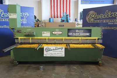 Used DI-ACRO 10FTX1/8IN Power Squaring Shears (Gauge) California US | Sterling Machinery Exchange #1467182
