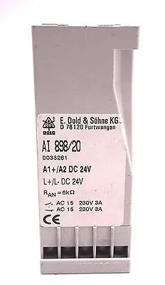 USED E. DOLD & SOHNE AI898/20 VARIMETER RELAY AI89820