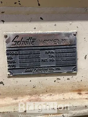 USED BUFFALO SCHUTTE 150HP USED/NEWLY REBUILT HAMMER MILL