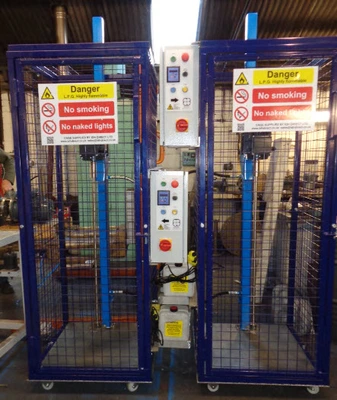 M/S Mesh Safety Cage 910 mm x 910mm x 1,800 mm Tall