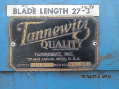 USED TANNEWITZ S1NE