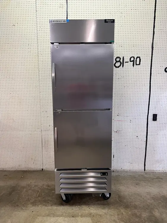 Used Beverage Air Used 27" Beverage-Air HBR23HC-1-HS Half Door Reach-In Refrigerator 115V - WO1 Refrigerators Illinois US | Falcon Restaurant Supply #1375257
