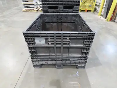 Orbis BulkPak Collapsible Bulk Container Bin 28.7 cu-ft 48 x 44.5" Stackable