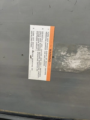 800A 3 Pole Safety Switch with 800A Amptrap A4BY800 (Fuse Model