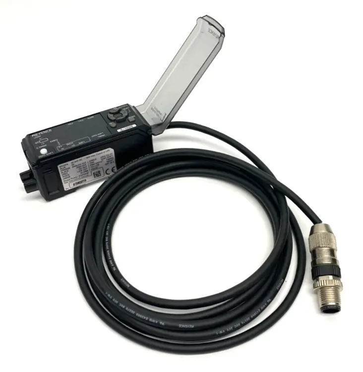 Used KEYENCE Multi-Function Laser Sensor Amplifier Unit DIN-Rail Mount Type Sensors Michigan US | Maverick Industrial Sales #1398287