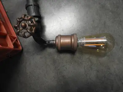 Used Falcon Restaurant Supply Used Steampunk Industrial Water Pipe and Spigot 2 LED Ceiling Light Restaurant Front of House Furnishings Illinois US | Falcon Restaurant Supply #1376635