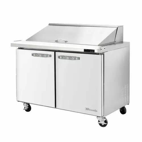 Blue Air 36" Mega Top Sandwich Prep Table, Two-Section