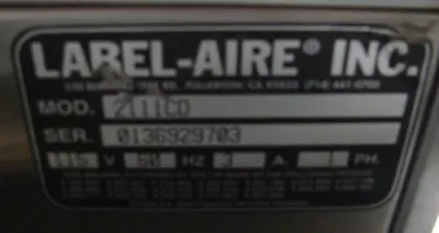 USED LABEL-AIRE 2111CD