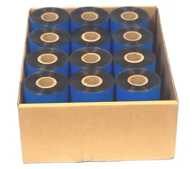 LOT OF 168 NEW Z-0225-1476-W WAX THERMAL RIBBONS 2.25''X1476' (57MMX450M)