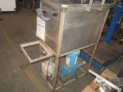 Tank, 35 Gallon, S/st, 15" x 24" x 18", Bead Drop, #S738826