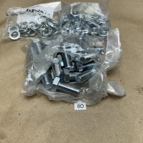 (20) 5/8Hex Bolts Zinc Plated,(20) Hex Nuts,(20) Split Lock Washers + Warranty