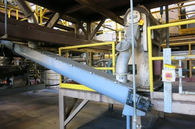 Satake 50 hp rice sizer w/ Rotex 431 SAN-s/s-s/s Screener