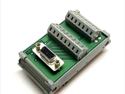 USED WAGO HI-DENSITY 15 PIN D-SUB CONNECTOR