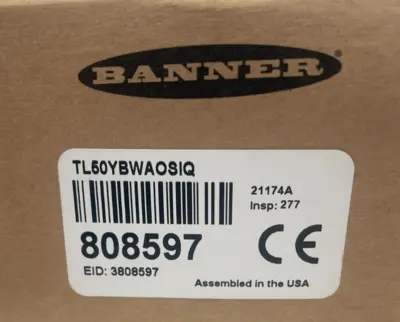 NEW BANNER ENGINEERING TL50YBWAOSIQ STACK LIGHT 808597