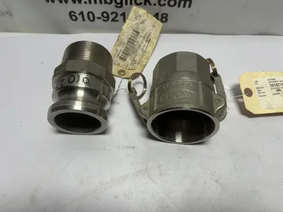 Dixon 250-D-SS SST Cam & Groove Quick Couplers 2 1/2″ Coupler & Adapter
