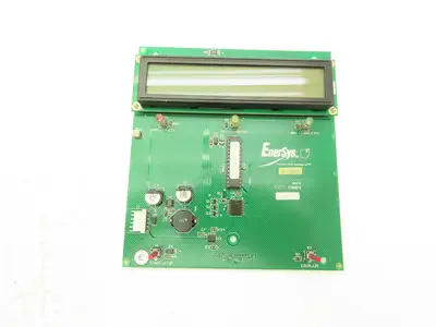 EnerSys X1060-06-WHFD-1 REV C Printed Circuit Board PCB LCD Display Push Button