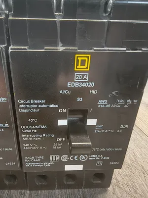 USED SQUARE-D EDB34020