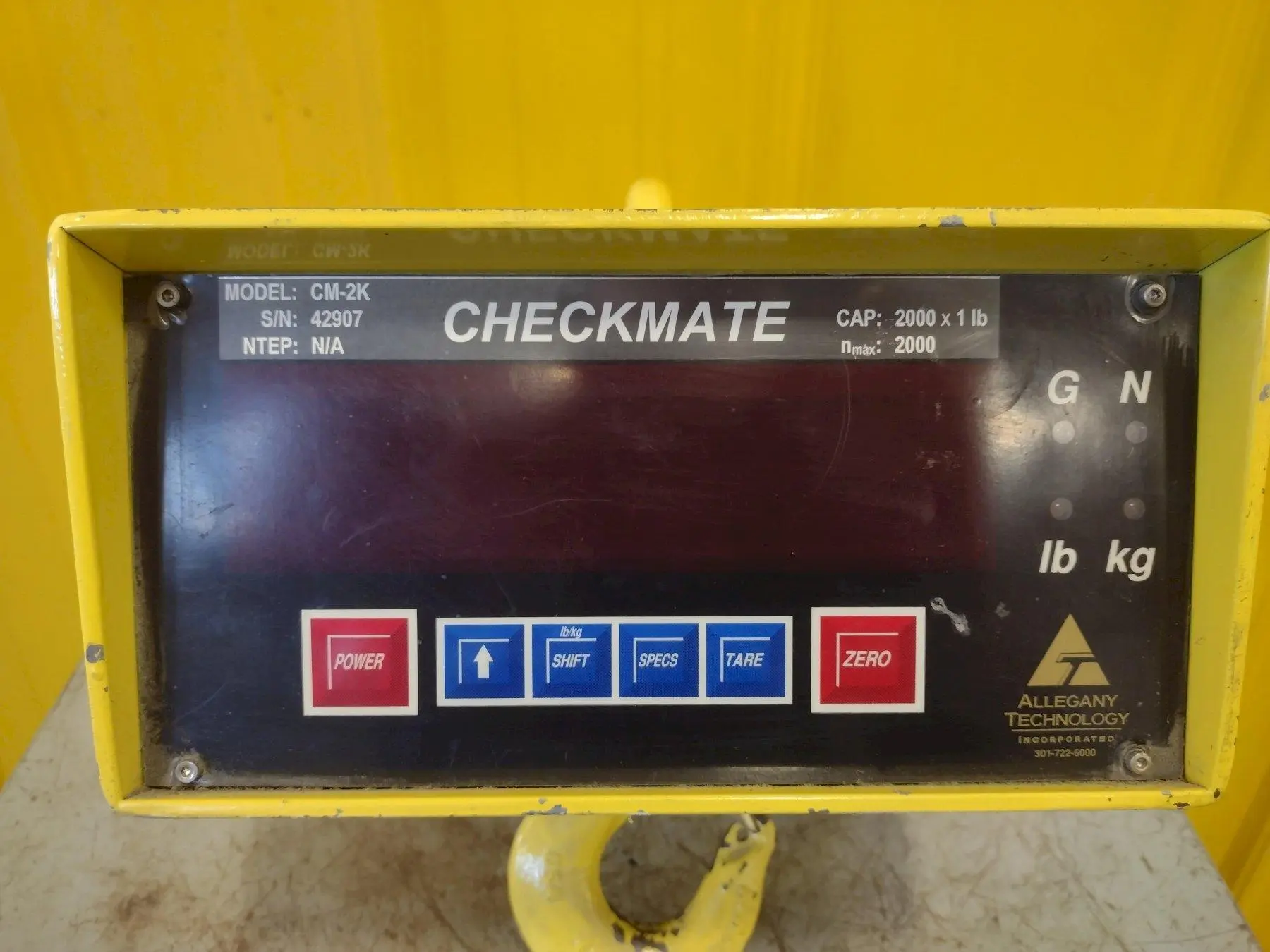 USED ALLEGHENY CM-2K