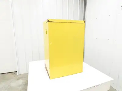 Pro Safe CAB-F12G-M1D Flammable Safety Cabinet 12 Gal Yellow Manual Close