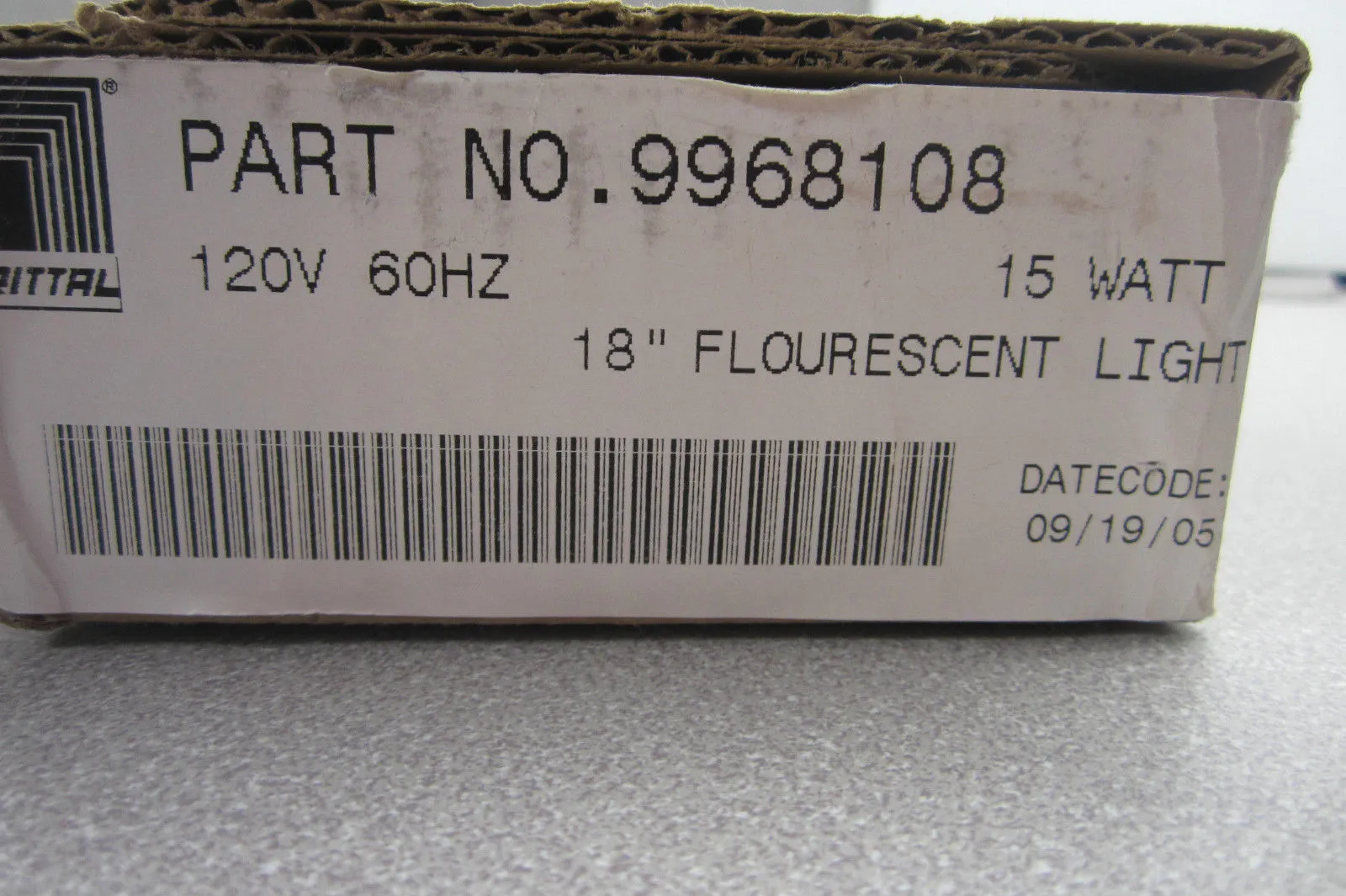 NEW RITTAL 9968108 18" FLOURESCENT LIGHT