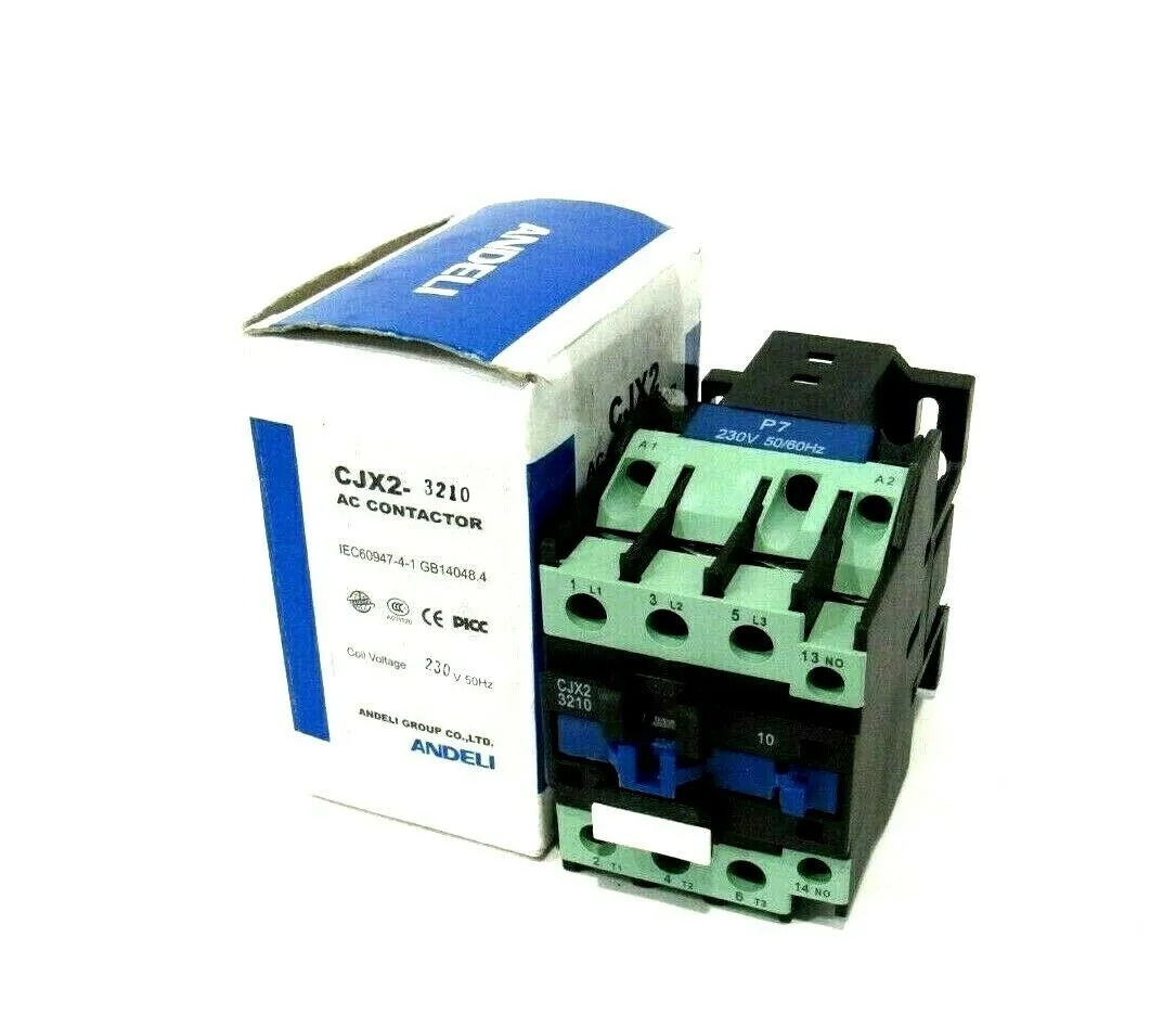 NEW ANDELI CJX2-3210 CONTACTOR 230V 50HZ CJX23210