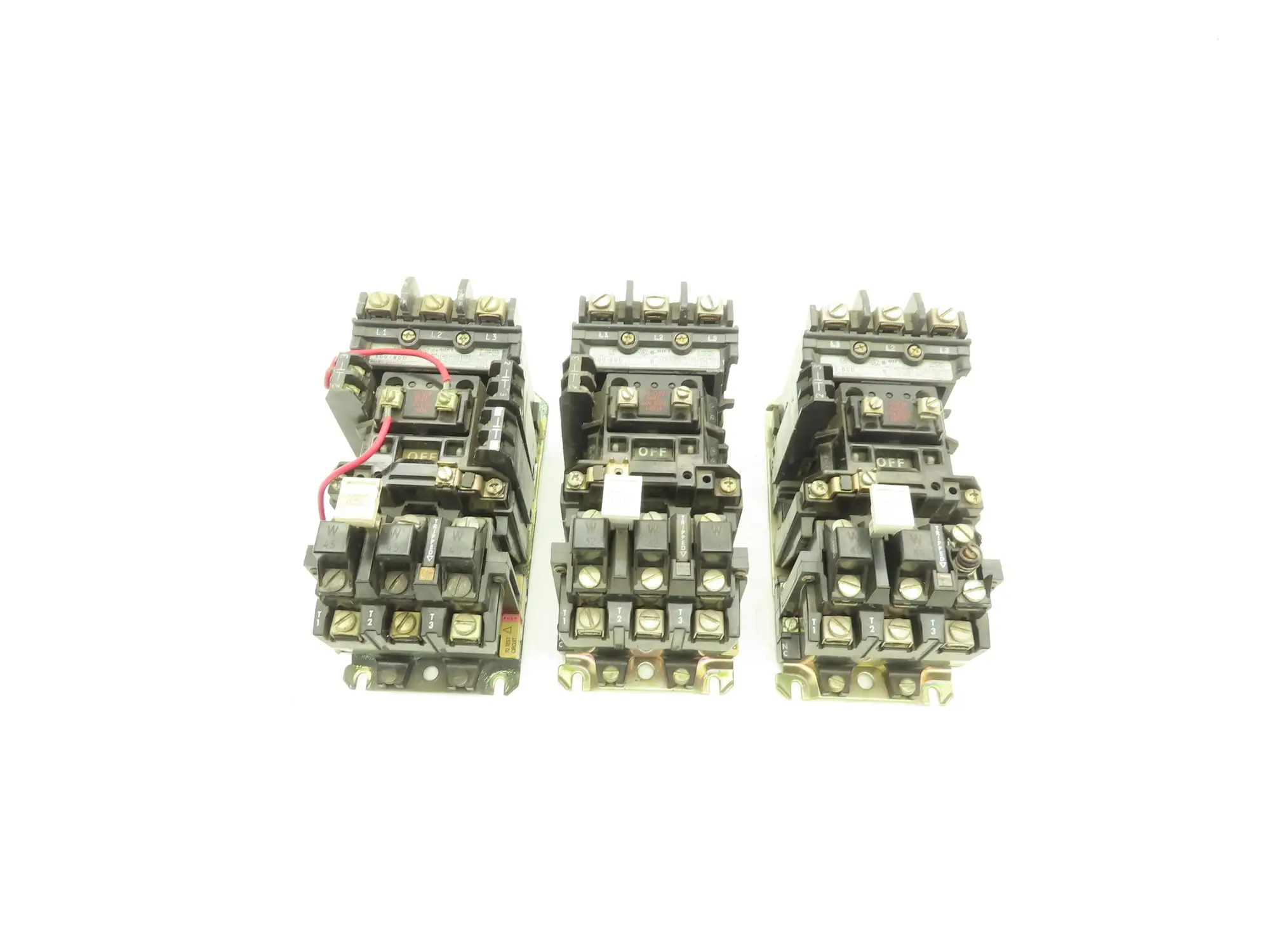 Allen Bradley 509-BOD Motor Starter Overload Relay 120V Coil 600V Lot of 3