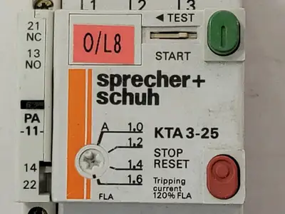 USED SPRECHER + SCHUH KTA3-25-1A