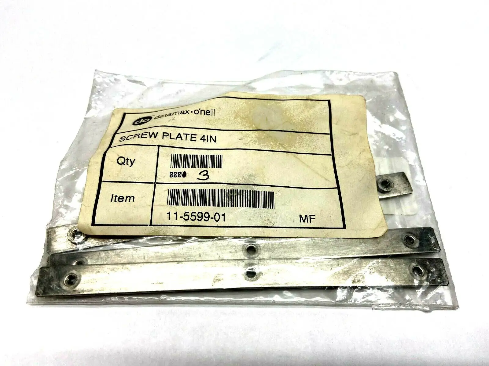 USED HONEYWELL SCREW PLATE 4" FOR LABEL PRINTER