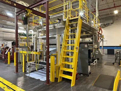 WOLVERINE 63" wide 2-Color Flexographic Printing Line Équipement de revêtement | Perry Equipment (5)