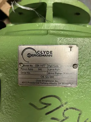 USED CLYDE BERGEMANN CBA 1477